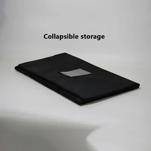 Faltbare Kühltasche mit Großer Kapazität Verdickte Oxford-Stoff Isolierbox Tragbarer Lebensmittelbehälter für Camping Marktstand Schwarz