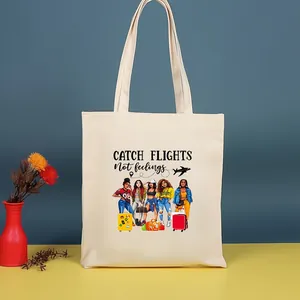 Bolso Tote de Lona Estampado de Gran Capacidad para Mujer Bolso de Hombro Estético Bolsa de Algodón Reutilizable Viajes