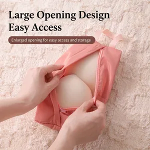 Waterproof Underwear Storage Bag For Travel Portable Bra Panty Organizer Case Handle Cosmetic Makeup Toiletry Pouch Suitcase Packing Cube