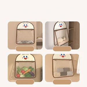 Versatile hanging mesh storage bag for underwear socks and kitchen organization