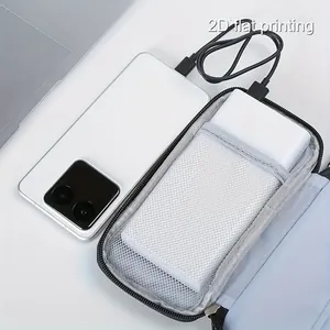 Bolsa organizadora de electrónica profesional para banco de energía y teléfono móvil