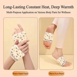 Wearable self-heating heat patches for cold hands and feet with adorable bear pattern design