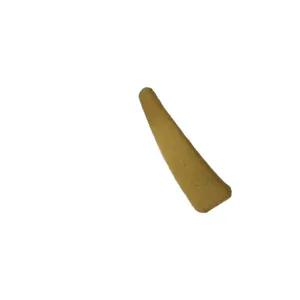Barrette BB élégante en tissu jaune moutarde pour frange et coiffage latéral