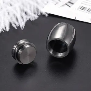 Elegant black polished mini pet cremation urn 40*30mm keepsake memorial for ashes