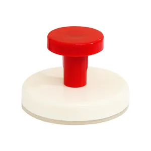 Gancho de ventosa potente rojo y blanco para organizar la pared del baño y la cocina.