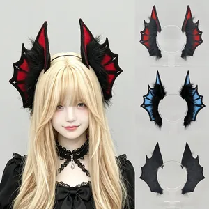 Halloween Cthulhu Siren Demon Beast Ear Headband Dark Mermaid Sea Monster Fin Headpiece For Cosplay Party Accessory