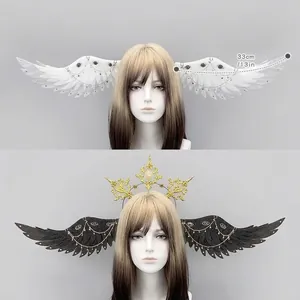 Cthulhu Seraphim wing ear-feather headwear for cosplay and Halloween costume accessories