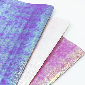 Premium iridescent glitter gift wrapping paper sheets for Valentine's Day gift packaging
