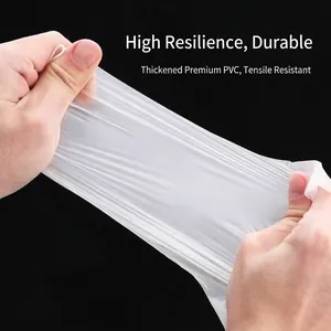 Durable thickened disposable PVC gloves for professional beauty and massage use
