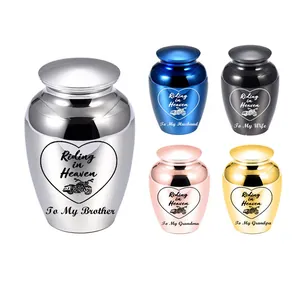 Stainless Steel Cremation Urn Necklace Heart Motorcycle Riding In Heaven Memorial Jewelry Ashes Keepsake For Relative Pets