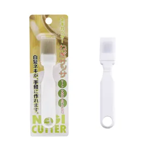 Manual stainless steel scallion shredder cutter tool with protective cap and retail package