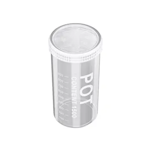 Barattoli di Conservazione Ermetici in Plastica ad Uso Alimentare Con Coperchio e Scala Trasparente per Cucina