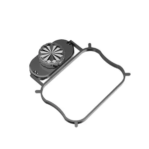 Universal black suction cup kitchen sink filter net holder for garbage disposal