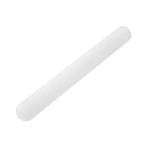 Rodillo de cocina de plástico PP blanco antiadherente para hornear y masa de harina