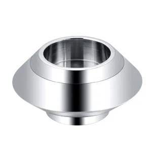 Elegant silver stainless steel cremation urn candle holder memorial for pets and loved ones