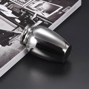 Polished stainless steel keepsake cremation urn for pet or human ashes memorial