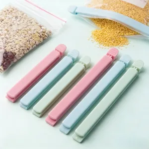 Plastic Kitchen Food Sealing Clips Moisture Proof Bag Sealer For Snacks Milk Powder Tea Storage Organization Accessories
