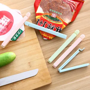 Multicolor plastic food sealing clips set for kitchen snacks bag airtight storage
