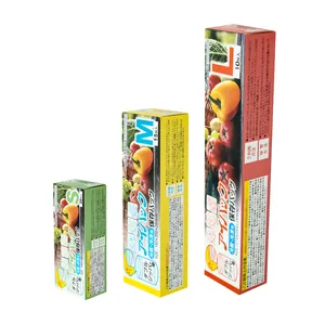 Professional thick food storage zipper bags for refrigerator organization in S, M, L