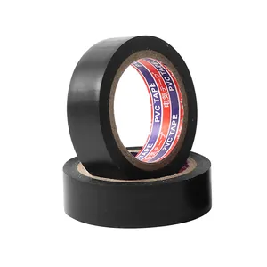 Zwei Rollen schwarzes PVC Elektro-Isolierband für Kabel, flammhemmend und wasserdicht