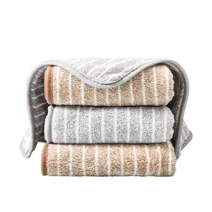 Premium striped microfiber kitchen dishcloths, super absorbent cleaning towels