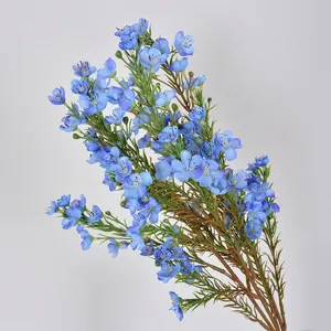 Lebhafte blaue künstliche australische Wachsblume für Heim- und Hochzeitsdeko