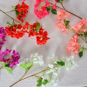 Assorted colorful artificial bougainvillea branches for wedding and home floral decor