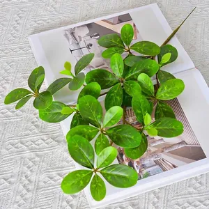 Realistic artificial green mangrove plant branch for stylish indoor home decoration