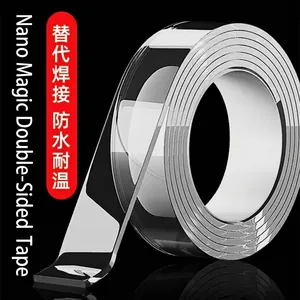 Transparent Nano Tape Double Sided Strong Adhesive Traceless Washable Acrylic Gel Tape For Home Office Kitchen Use Mounting