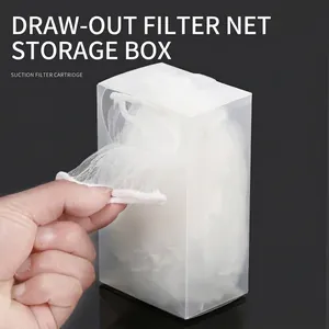 Frosted Polypropylene Kitchen Sink Filter Screen Storage Box Wall Mounted Extraction Organizer For Trash Bags Paper