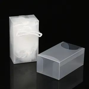 Frosted translucent plastic wall-mounted storage box for kitchen sink filter mesh bags