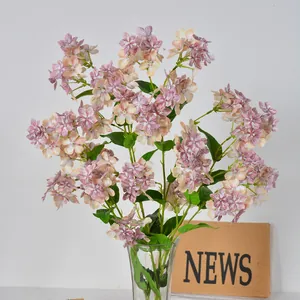 Elegant artificial long-branch snow orchid bouquet for home decor and photography