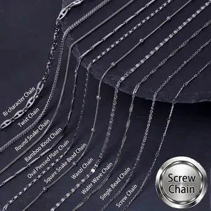 Minimalistische Roestvrijstalen Ketting Halsketting Voor Vrouwen Goud Zilver Verguld Klaver Hart Kraal Sieraden