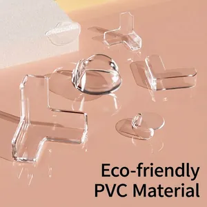 Transparent Corner Protector Soft PVC Child Safety Furniture Table Edge Corner Guard L Shape T Shape Window Bumper