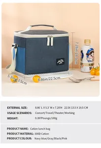 Προδιαγραφές ισοθερμικής τσάντας Cation με διαστάσεις 22,5x13,5x18,5 cm για κάμπινγκ στη φύση