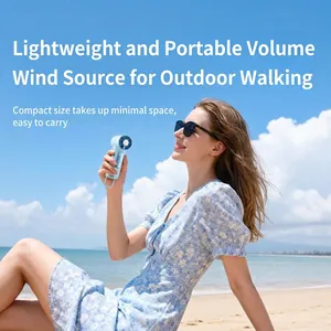 Mini ventilateur portable USB avec affichage numérique pour le refroidissement