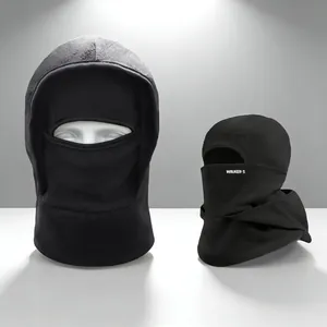 Unisex Winter Balaclava Ski Mask Warm Fleece Cycling Hat Windproof Neck Gaiter Outdoor Climbing Headgear For Men Women