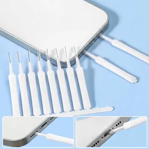 Professional multi-functional cleaning brushes for phone speaker and charging port dust removal