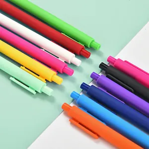 Set di penne gel a scatto colorate per una scrittura fluida e ufficio scuola