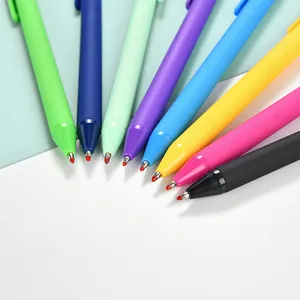 Set di penne gel a scatto colorate con inchiostro fluido per scrivere e disegnare