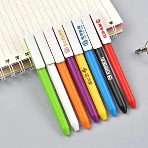 Druckkugelschreiber Minimalistischer Kunststoff Gelstift Für Business Büro Schule Schreiben Mehrfarbiges Schreibzubehör