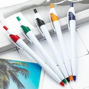 Set de 5 bolígrafos retráctiles de colores para regalos de oficina y escuela