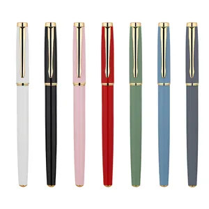 High-end luxury metal gel signature pens in seven different colors for business office