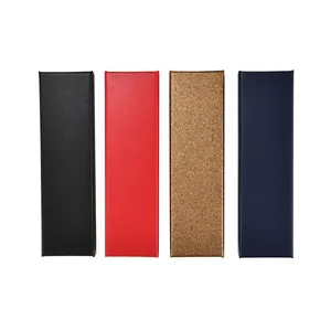 Elegant rectangular stationery gift boxes in four colors with textured paper finish.