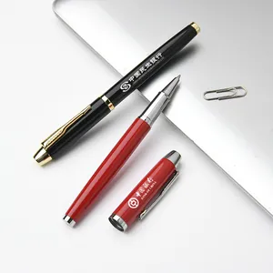 Premium metal business rollerball pens for custom logo engraving