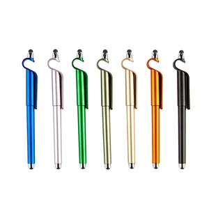 Set di penne gel stilo multifunzionali in vari colori metallici per ufficio