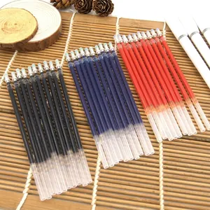 0.5mm gel pen refills in black blue and red ink for smooth writing