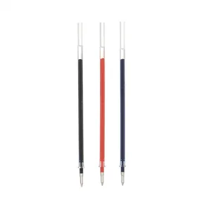 Set of three 0.5mm gel pen refills in black, red, and blue ink for smooth writing.