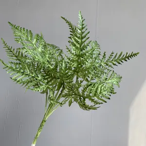 Realistic artificial fern leaves for floral arrangement and wall decoration