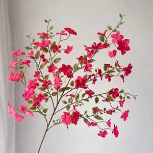 Kunstmatige magenta Murraya paniculata met lange takken voor de bruiloftsdecoratie
